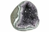 Purple Amethyst Geode With Polished Face - Uruguay #199734-1